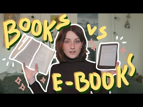 reading only e-books for a week to compare them to 'real books'