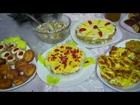 ПРАЗДНИЧНЫЙ стол  из 6 блюд за 1,500 рублей в 2025 году! МЕНЮ на Новогодний стол за копейки!