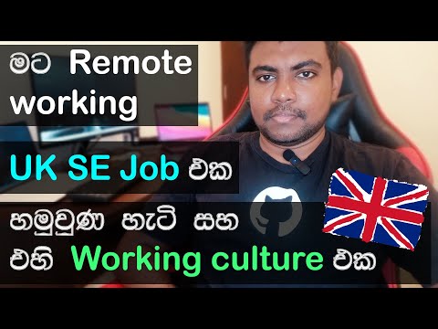 මට Remote working UK SE job එක හමුවුණ හැටි සහ එහි Working culture එක