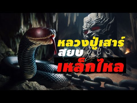 หลวงปูู่เสาร์ สยบเหล็กไหลถ้ำสระบัว สปป.ลาว