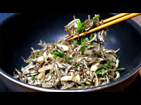 Stir-fried anchovies are 5 times tastier than those from side dish stores, so so delicious