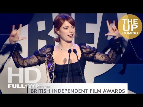 Jess Buckley receives Most Promising Newcomer award at BIFAs 2018 for Beast