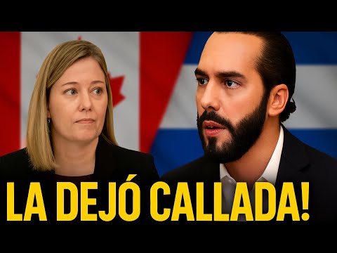 “Bukele responde con fuerza a embajadora canadiense Karolina Guay”