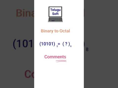 Binary to octal Challenge #shorts