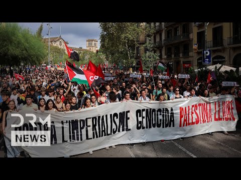 "Never Again is Now", Pro-Palestinian Protest Erupts in Barcelona After Flotilla Interception | AC1N