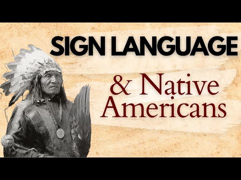 Did Native Americans invent sign language?