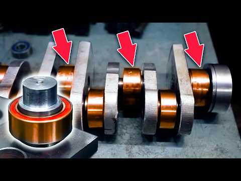 КОЛЕНВАЛ на ПОДШИПНИКАХ (без вкладышей)