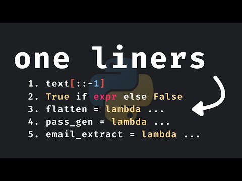 5 Cool Python One-Liners