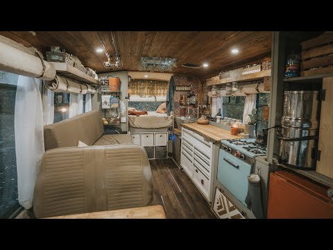 Shuttle Bus Conversion Tiny Home Tour (Built in Just 6 Months)