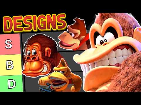The BEST and WORST Donkey Kong Designs [Tier List]
