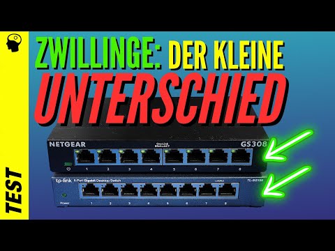Geflasht! 8 Port 1 Gbit Netzwerk Switch im Test | Netgears vs TPLINK | Vergleich