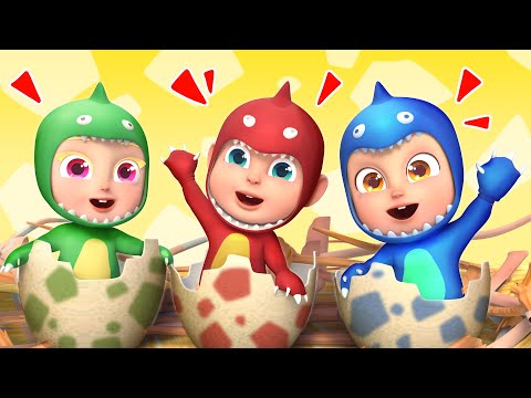 Dino Finger Family 🦖 | The Dinosaurs Song For Kids | Rossoo Nursery Rhymes & Kids Songs