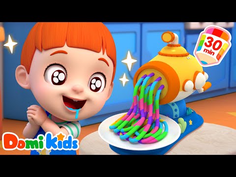 麵條爲什麽是彩虹顔色🌈🍜？| 顔色認知動畫合集 🥚| 寶寶趣味識顔色 | 小朋友們喜歡的游戲 打地鼠太解壓啦！🐀🔨