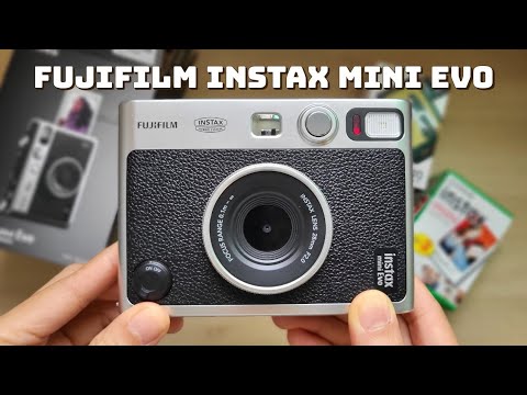 Fujifilm Instax Mini Evo unboxing + How to use demo | BEST Instant Camera & Printer for Smartphone