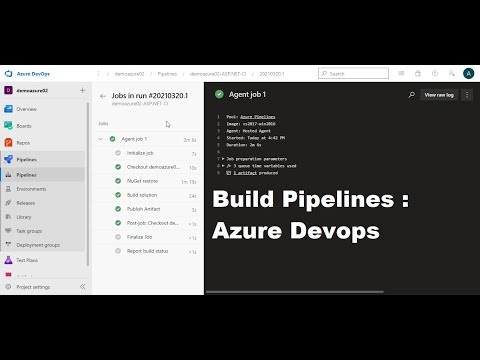 Azure Devops  .net Build Pipelines || Continuous Integration c#,.net project