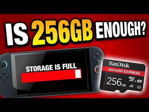IS 256GB ENOUGH FOR SWITCH 2? LET'S FIND OUT.