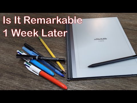 reMarkable 2 - 1 Week Later