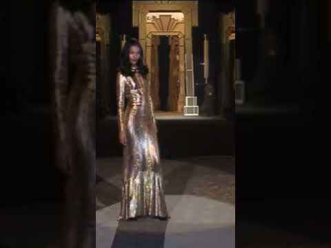 Liya Kebede in Roberto Cavalli Fall 2007