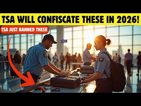 TSA Will CONFISCATE These 10 Items in 2026 (Most Travelers Don't Know)