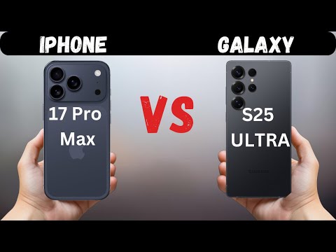 iPhone 17 Pro Max vs Samsung S25 Ultra (Comparison, Specifications) The Ultimate Battle! (Rumored)🔥