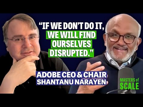 How Adobe is leveraging AI (with CEO & Chair Shantanu Narayen) | Masters of Scale
