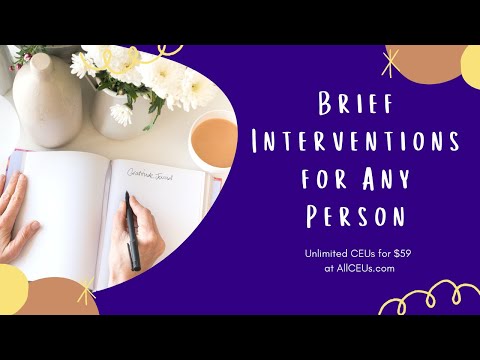 13 Brief Therapy Interventions for Any Person