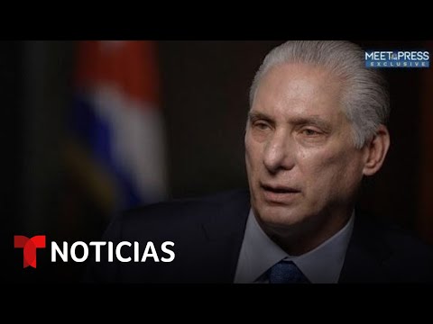 Vea la entrevista de Díaz-Canel con NBC News | Noticias Telemundo