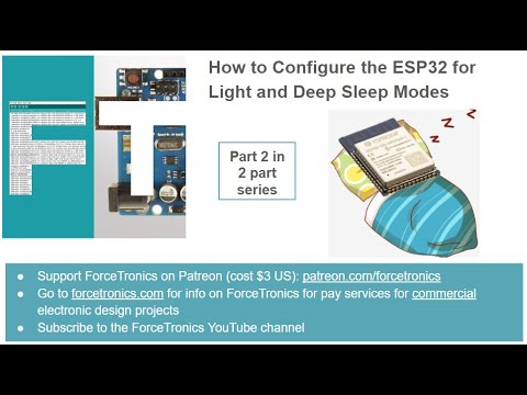 How to Configure the ESP32 for Light and Deep Sleep Modes