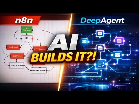 I Built an n8n-Style Automation With ONE Prompt (DeepAgent Demo)