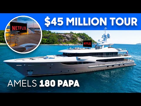 Inside the $45,000,000 Amels 180 SuperYacht