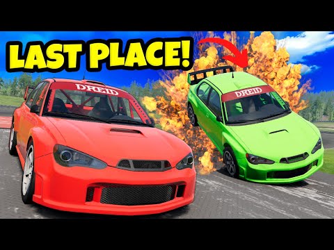 Explosive Figure 8 Race! Last Place Doesn’t Survive (BeamNG Mods)