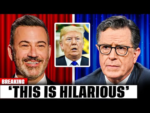 Jimmy Kimmel and Stephen Colbert ROASTS Trump On Live, Trump LOSES It.