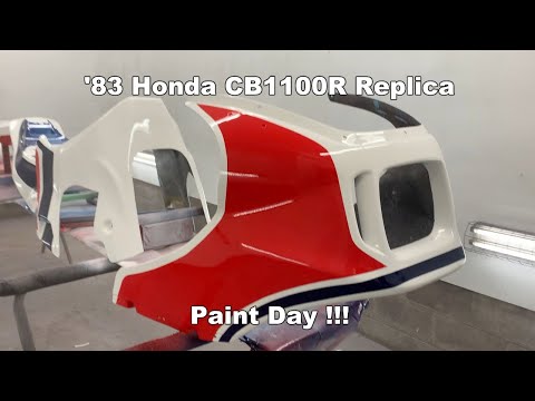1983 Honda CB1100R Recreation - Part 4 - Paint !