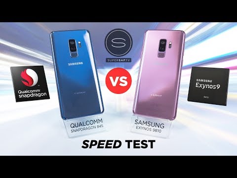 Galaxy S9+ (Snapdragon) vs Galaxy S9+ (Exynos) SPEED TEST