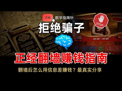 2025 翻墙后外网赚钱指南，最真实靠谱分享，搞钱必看｜网赚｜副业｜自媒体｜科学上网｜信息差｜杠杆｜韭菜｜靠谱上手｜直接复刻