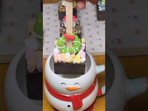 CHRISTMAS HOT CHOCOLATE STIRRERS #christmas #shorts