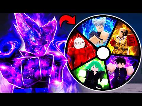 RANDOM WHEEL Decides MY MOVESET in The Strongest Battlegrounds...