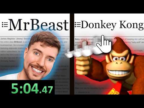 Wikipedia Speedrun Bingo is Surprisingly Intense