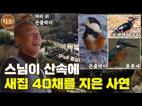[특종세상] 자연을 절 삼아 산중 생활 하며 자급자족하는 스님이 새집 40채를 지은 사연 [Full영상]