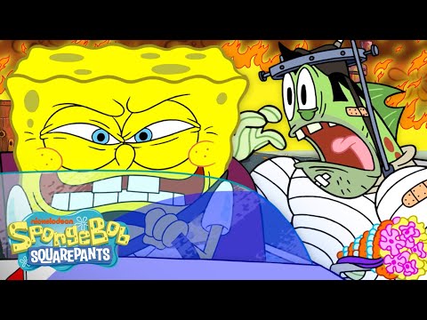 SpongeBob FAILING To Drive for 30 Minutes Straight 🥴 | @SpongeBobOfficial