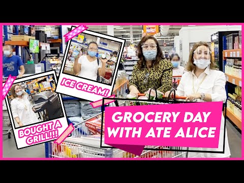 GROCERY SHOPPING WITH ATE ALICE! | Small Laude