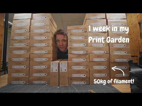 A Week Inside My 3D Print Farm: Projects, Problems & Progress