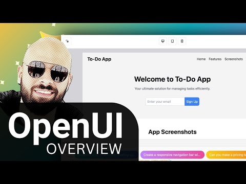 OpenUI: Create websites in SECONDS using AI and your imagination