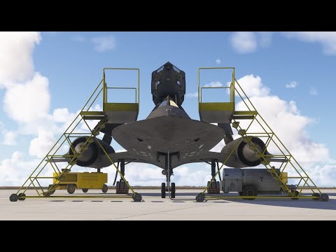 Testing the Blackbird Simulations Lockheed SR-71 Blackbird BETA in Flight Simulator 2024
