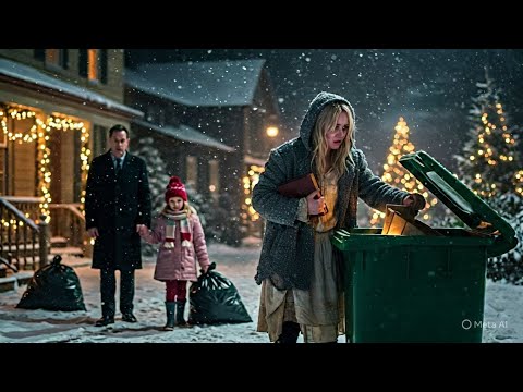 Миллионер-одиночка встретил бездомную в мусорке в сочельник — и её слова шокировали…