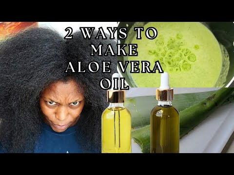 DIY How to make Aloe Vera Oil for hair Growth And Skin care