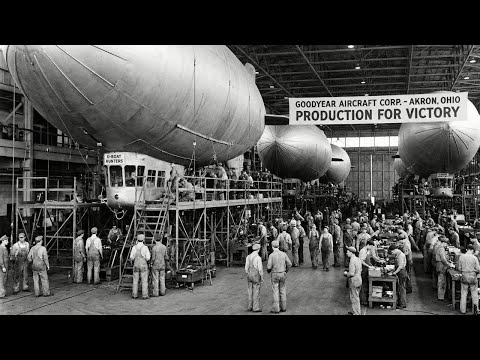Inside Goodyear Akron: How 5,000 Workers Built 134 Blimps in 36 Months — Hunted U-Boats on Atlantic