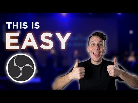 How to EASILY livestream a church service on YouTube using OBS | Full Tutorial