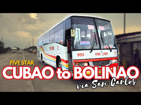 Chill bus ride from Cubao to Bolinao, Pangasinan via Dau, San Carlos | Five Star Bus Company
