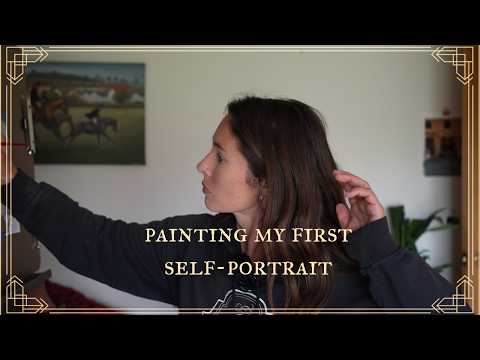 My First Self-Portrait Ever // Art Vlog 34